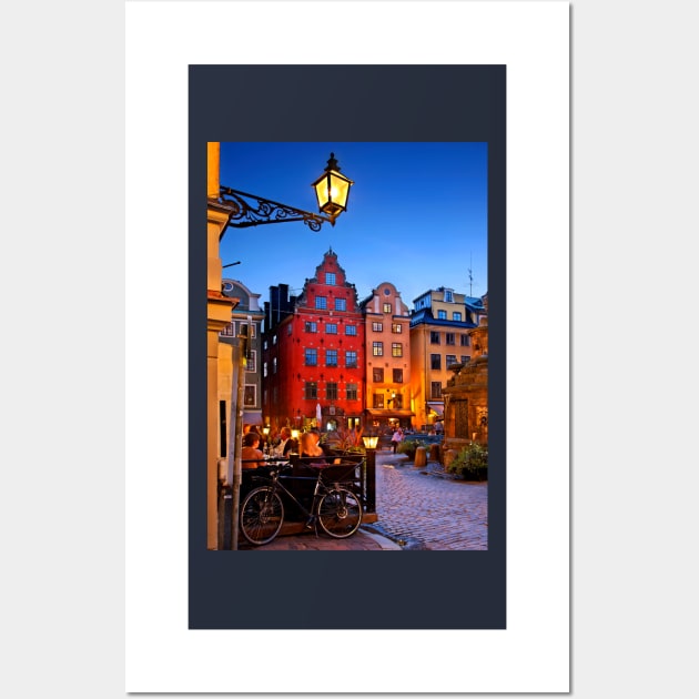 Nights in Gamla Stan - Stockholm Wall Art by Cretense72